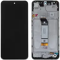 Дисплей для Xiaomi Redmi Note 10 5G, Redmi Note 10T 5G, Poco M3 Pro, Poco M3 Pro 5G із сенсором + рамка чорний