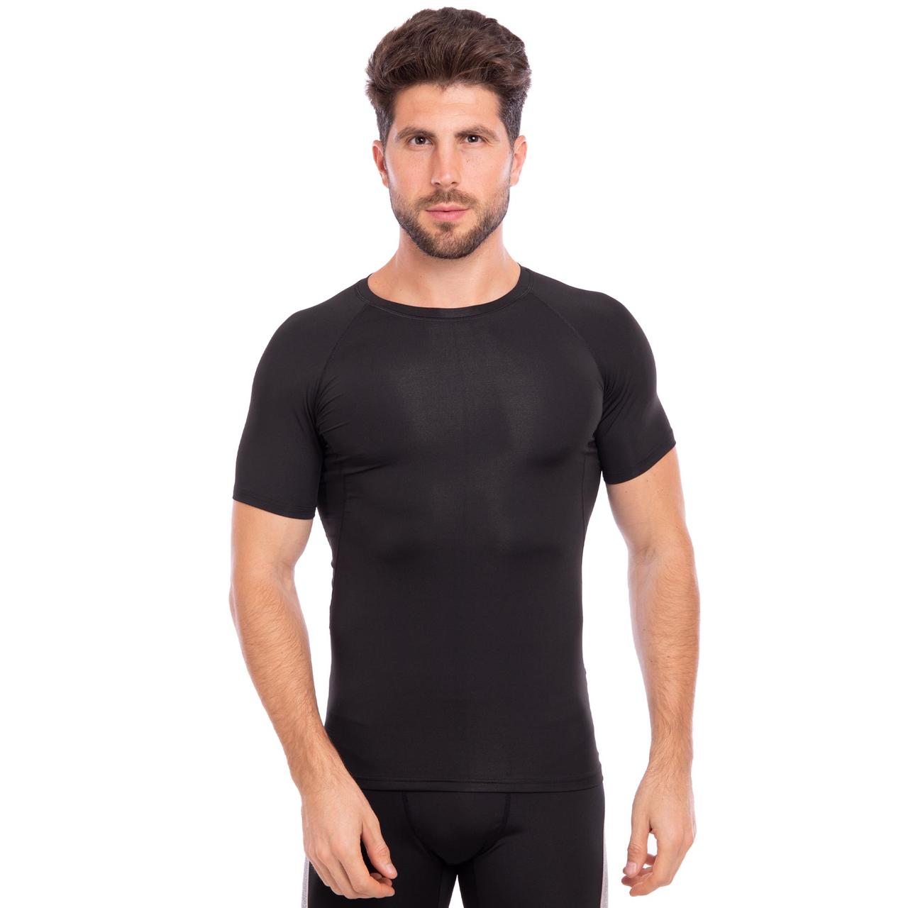 Футболка компресійна Compression T-shirt чоловіча для спорту і тренувань (CO-1306)