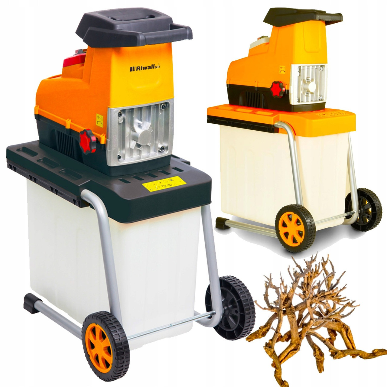 Подрібнювач гілок фрезерний Riwall RES 3044B 3000W (Чехія)