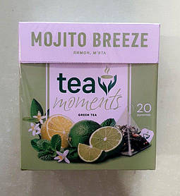 Чай Tea Moments Mojito Breeze 20 пірамідок зелений