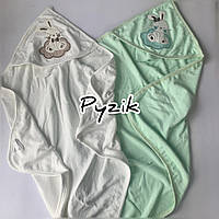 Полотенце-уголок с капюшоном Зайка