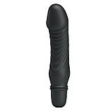 Класичний вібратор Pretty Love Stev Vibrator Black, фото 3