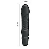 Класичний вібратор Pretty Love Stev Vibrator Black, фото 7