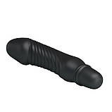 Класичний вібратор Pretty Love Stev Vibrator Black, фото 5