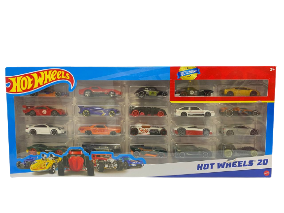Набір машинок Хот Вілс в подарунковій упаковці 20 шт Hot Wheels 20-Car Collector Gift Pack Mattel  (H7045)