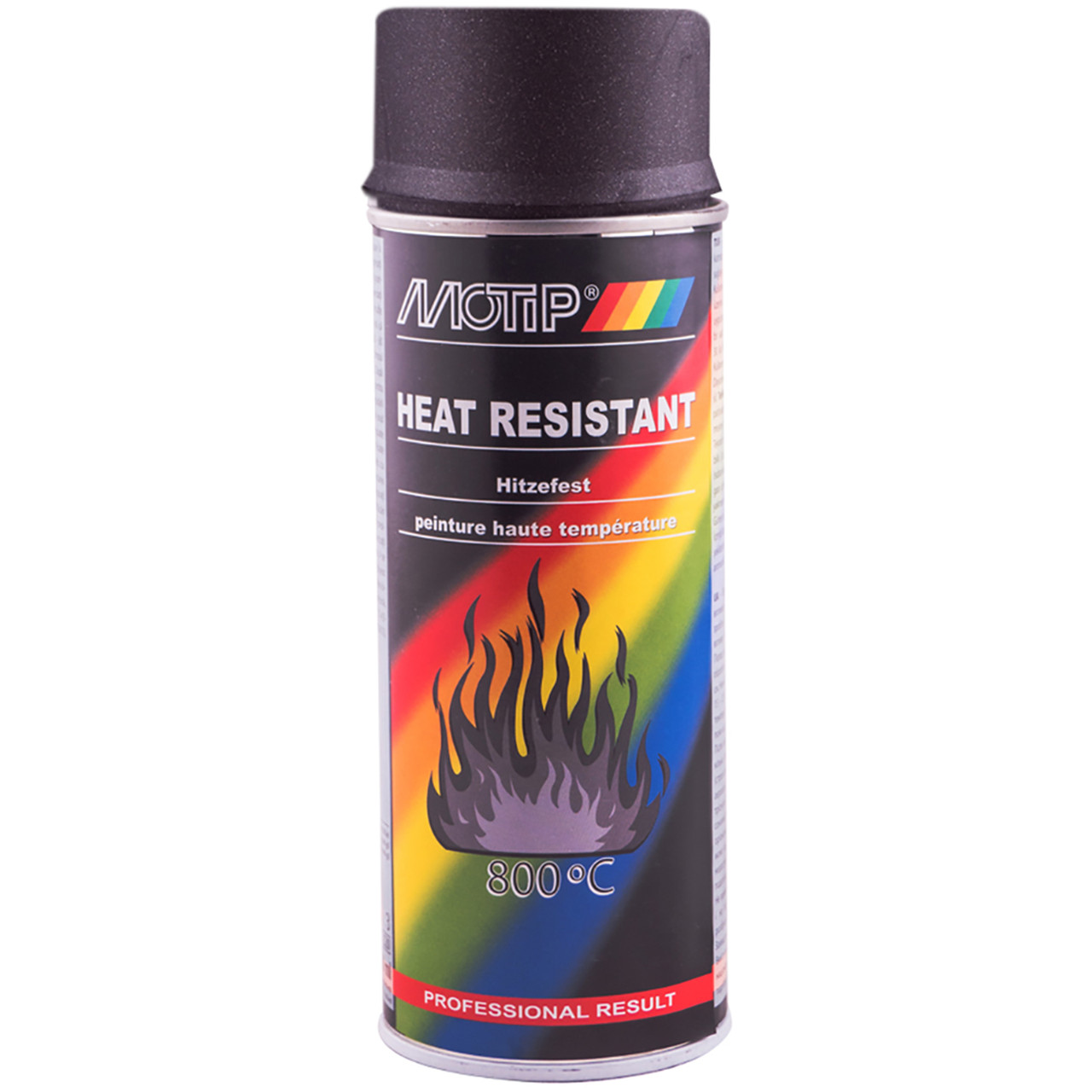Фарба (емаль) термостійка до 800 ° С Motip Heat Resistant, 400 мл Аерозоль Антрацит
