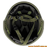 Шолом балістичний НАТО MK6 Combat Helmet балістична каска НАТО балістичний шолом ЗСУ каска армійська НАТО М, фото 3