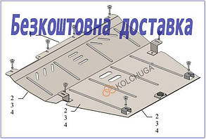 Захист двигуна,КПП,радіатора Chrysler 200 (2014-2016)(Захист двигуна Крайслер 200) Кольчуга