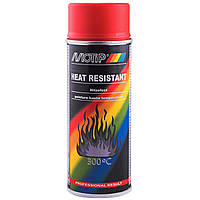 Краска (эмаль) термостойкая до 300°С Motip Heat Resistant, 400 мл Аэрозоль Красный