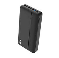 Внешний аккумулятор Повербанк Power Bank 30000 mAh Bix PB302 Quad Port PD + 3x USB 22,5 Вт Черный