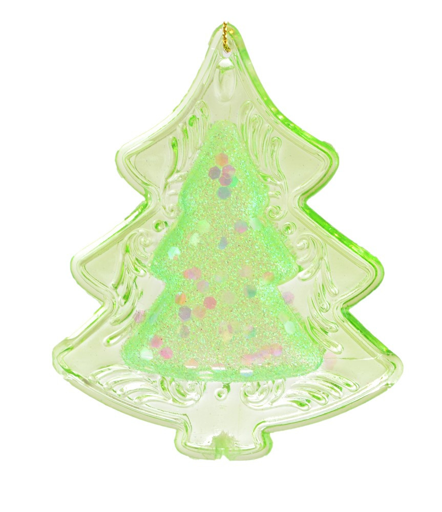 Прикраса "Ялинка" 10см,зелена №972832 /Yes!Fun/(1)(12)(48), фото 1