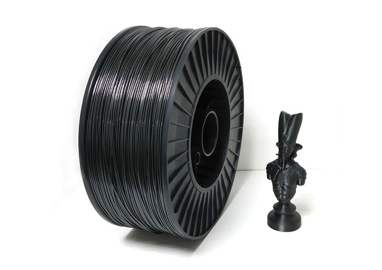 Нитка PETG (CoPET, ПЕТГ) пластик для 3D друку, Графітовий (1.75 мм/0.75 кг)