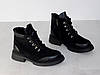 Стильні зимові чорні черевики жіночі комфортні ХІТ, фото 6