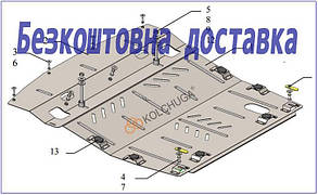 Захист двигуна Nissan Murano 3 (2014-)(Захист двигуна Ніссан Мурано 3) Кольчуга оцынкованная