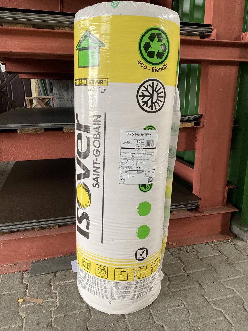 Мінеральна вата ISOVER ЕКО 50 мм (19.2 кв.м.), фото 1