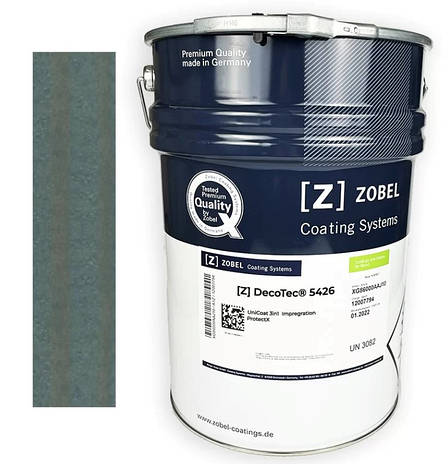 Лазур Deco-tec 5426 колір Сірий cl7.12 (Grau), Zobel, фото 1
