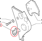 Кришка ремня ГРМ нижня на Fiat Ducato 230, Peugeot Boxer, Citroen Jumper (94-02), 2.5/2.8, 98474997, 0320V5, фото 6