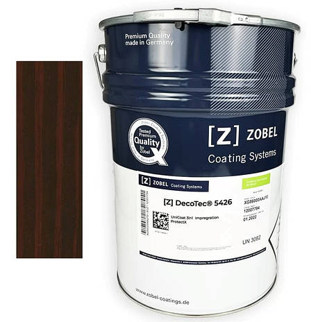 Лазур Deco-tec 5426 колір Палісандрове дерево (Palisander), Zobel, фото 1