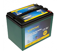 Аккумуляторная батарея Vipow LiFePO4 12,8V 50Ah со встроенной ВМS платой 40A