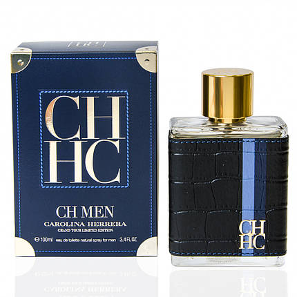 Carolina Herrera CH Men Grand Tour туалетна вода 100 ml. (Кароліна Еррера Сі Ейч Мен Гранд Toyp), фото 2