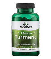 Куркума от Swanson (Full Spectrum Turmeric) 720 mg, 100капсул