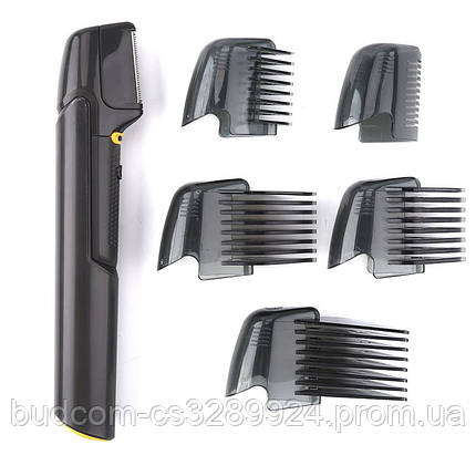 Чоловічий тример Body Groomer S-035A працює на батарейках, фото 2