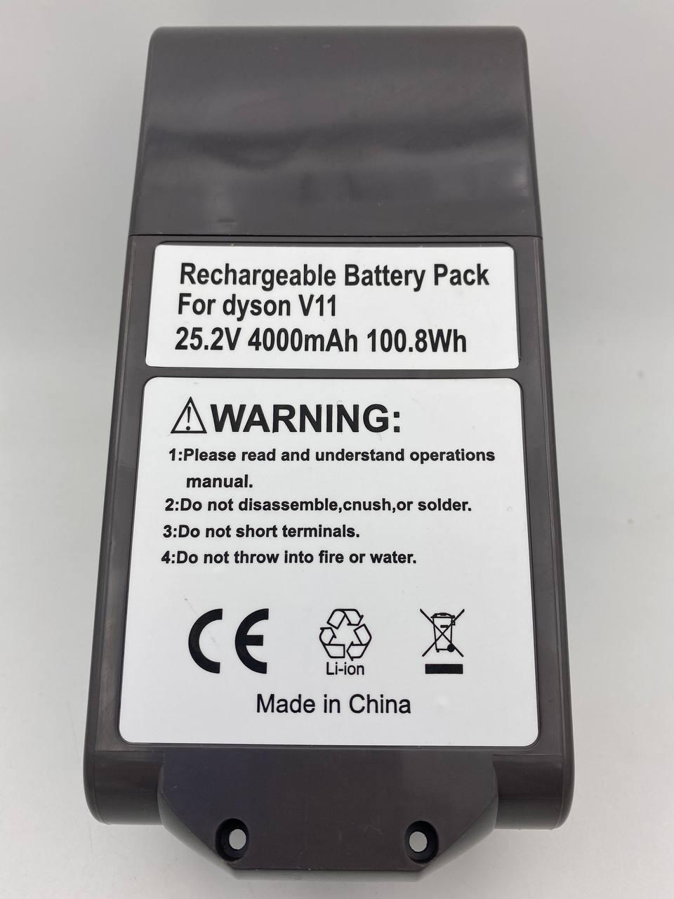 Аккумулятор Dyson V11/V11 Absolute/V11 Compete/ V11 Fluffy/V11 Animal/V11 Torque Drive, (Li-ion 25.2V 4.0Ah), фото 1