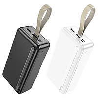 Зовнішній акумулятор 20000mAh 2xUSB/Type-C 2.1A потужний повербанк Power Bank Hoco J91А для заряджання телефону, фото 3
