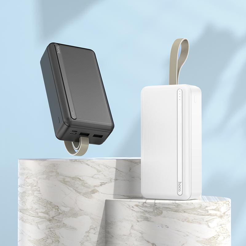 Зовнішній акумулятор 20000mAh 2xUSB/Type-C 2.1A потужний повербанк Power Bank Hoco J91А для заряджання телефону
