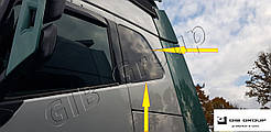 Фальш накладки на бічні вікна для Volvo FH16 (2012+)
