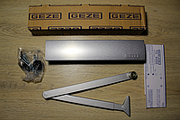 Доводчик дверной GEZE TS 4000 с рычажной тягой, серебро