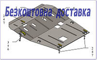 Защита двигателя Dacia Dokker (2012-)(защита двигателя Дачия Доккер) Кольчуга