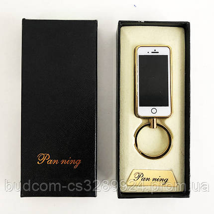 USB запальничка-брелок IPhone спіраль розжарювання, фото 2