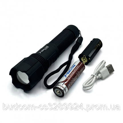Ліхтарик ручний тактичний Bailong BL-Z01-P50, фото 2