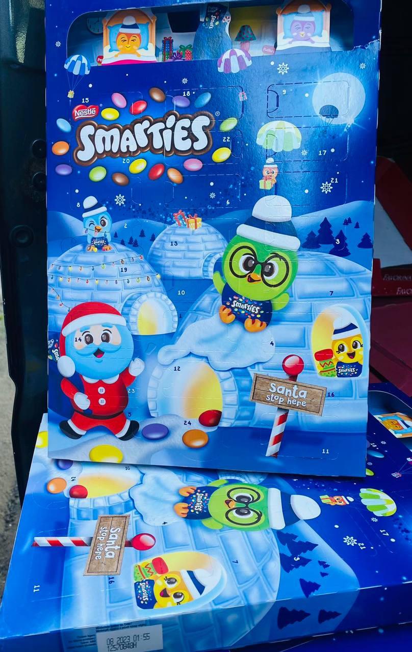 Адвент-календарь Nestle "Smarties" 194 гр. Германия, фото 1