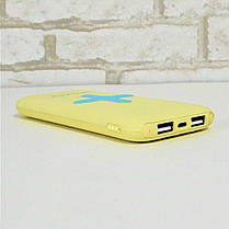 Power Bank AWEI P98K (Бездротова зарядка) 8000 mAh. Колір: жовтий, фото 2
