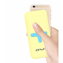 Power Bank AWEI P98K (Бездротова зарядка) 8000 mAh. Колір: жовтий, фото 2