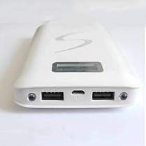 Мобільна зарядка Power Bank 30000/9600mAh UKC. Колір: білий, фото 3