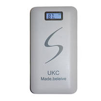Мобільна зарядка Power Bank 30000/9600mAh UKC. Колір: білий, фото 2