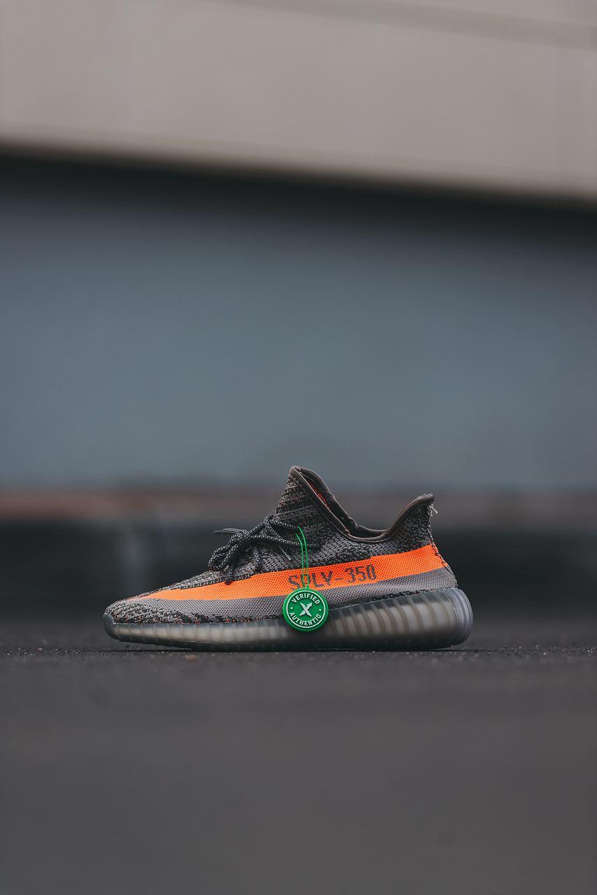 Кросівки чоловічі сірі Adidas Yeezy Boost 350 V2 Beluga (00586)