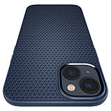 Чохол Spigen для iPhone 13 / 14 - Liquid Air, Navy Blue (ACS05038), фото 5