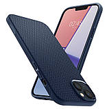 Чохол Spigen для iPhone 13 / 14 - Liquid Air, Navy Blue (ACS05038), фото 6