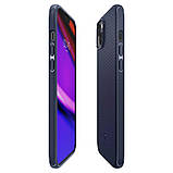Чохол Spigen для iPhone 14 - Mag Armor (сумісний з MagSafe) Navy Blue (ACS05066), фото 7