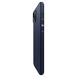Чохол Spigen для iPhone 14 - Mag Armor (сумісний з MagSafe) Navy Blue (ACS05066), фото 9