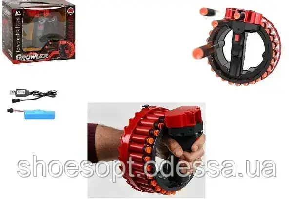 Бластер автомат на руку з м'якими кулями, фото 1