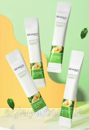 Маска для волосся з екстрактом авокадо AVOCADO moisturizing hair mask Bioaqua, 10 мл