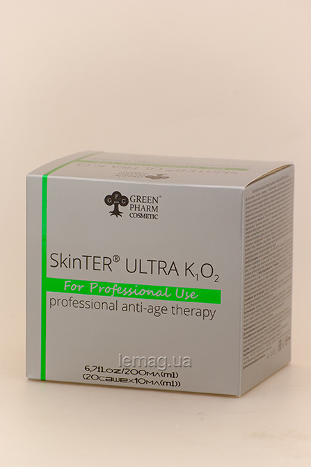 Безінкційна мезотерапія SkinTER Ultra K1O2, 200 мл Green Pharm*