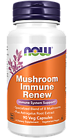 Добавка для підтримки імунітету Mushroom Immune Renew  90 капс Now Foods USA