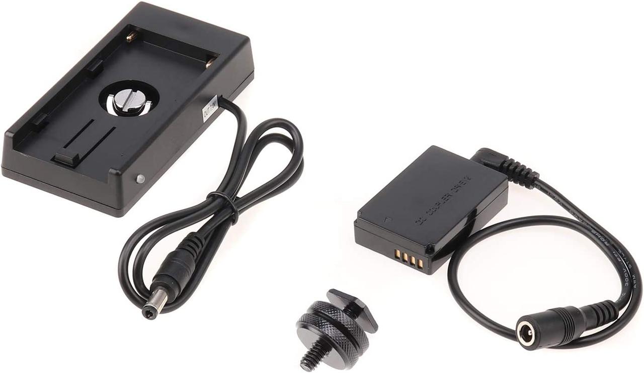 Муфта Canon LP-E12 і адаптер живлення батареї NP-F (вставка, каплер DR-E12)