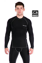 Спортивний терморашгард із начосом з італійського термобіфлексу TOTALFIT Sport TMR33 чорний